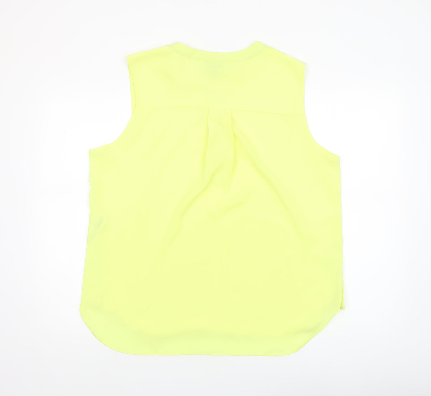 Womens UK Size 16 Gallery Yellow Basic Blouse