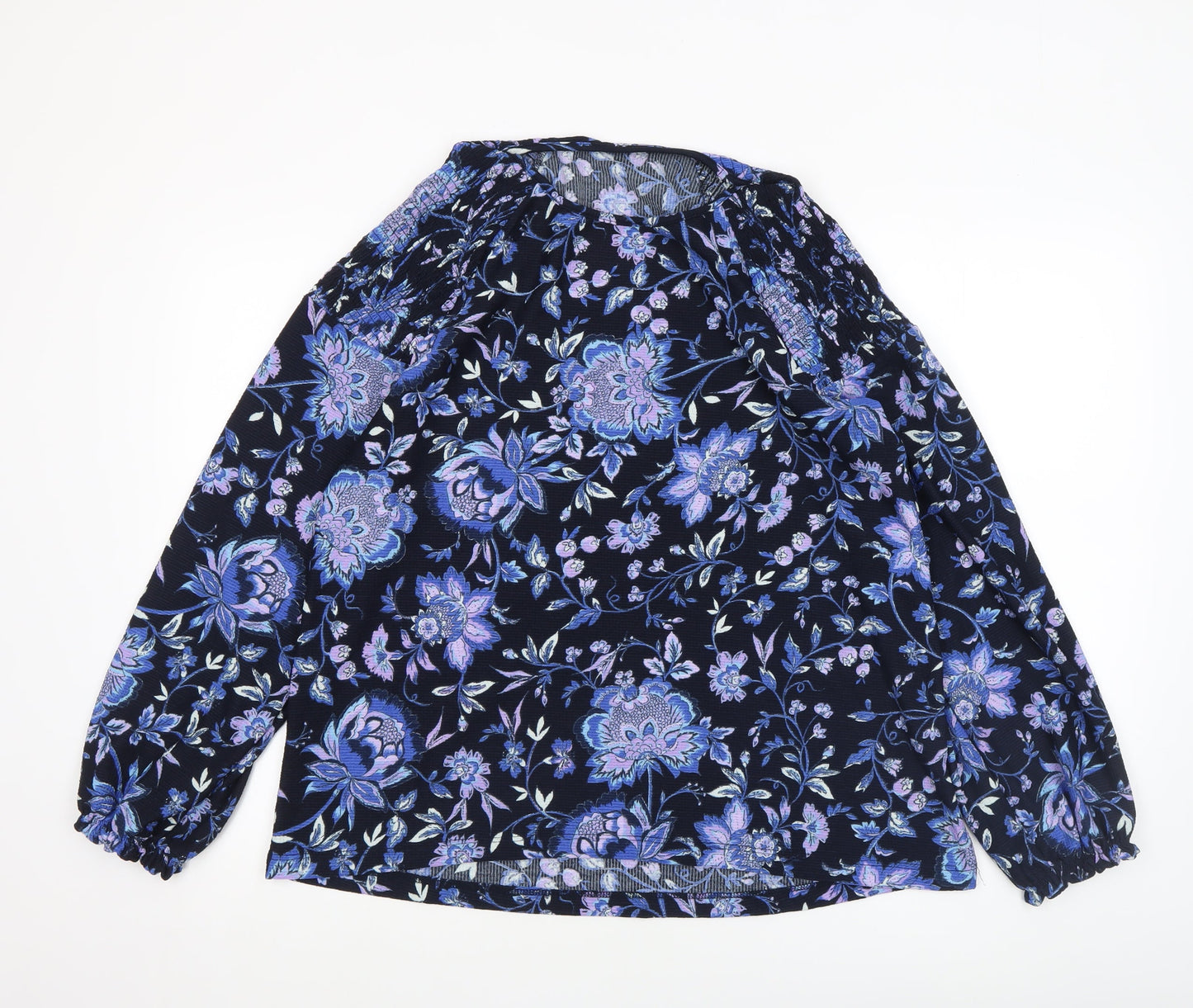 Womens UK Size 14 NEXT Blue Tunic Blouse