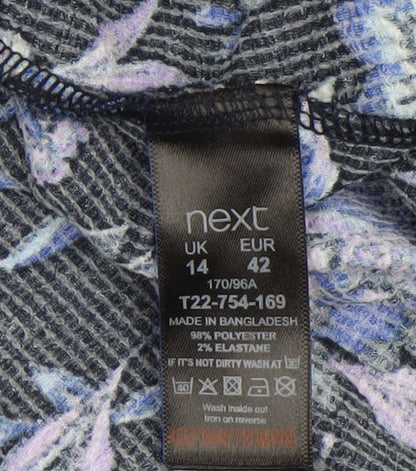 Womens UK Size 14 NEXT Blue Tunic Blouse