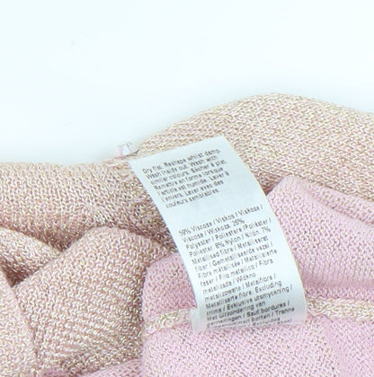 Girls UK Size 7-8 Years River Island Pink Pullover T-Shirt