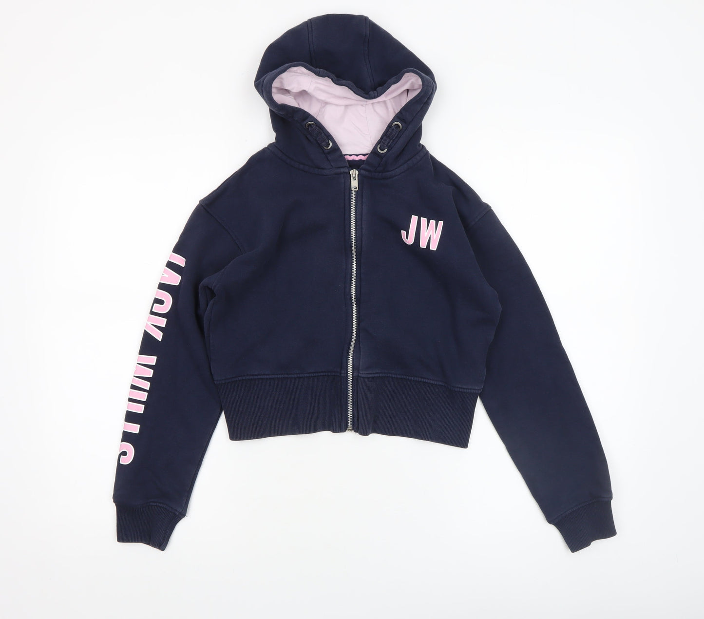 Girls UK Size 10-11 Years Jack Wills Blue Full Zip Hoodie