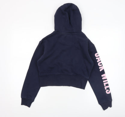Girls UK Size 10-11 Years Jack Wills Blue Full Zip Hoodie
