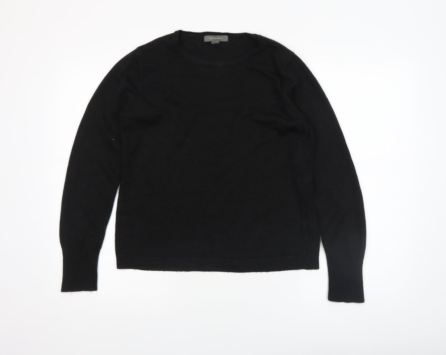 Womens UK Size M Primark Black Pullover Jumper
