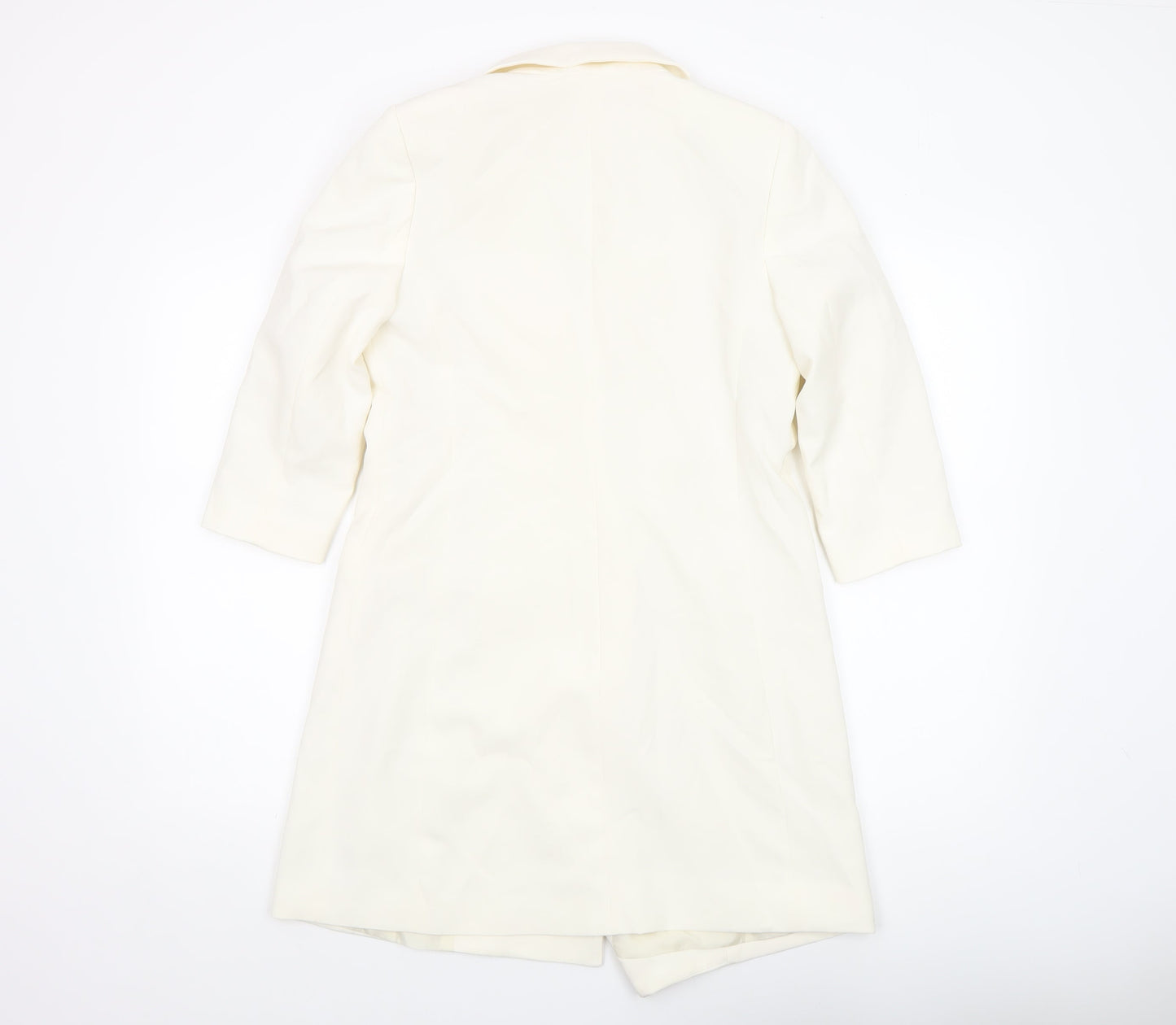 Womens UK Size 10 Rochelle Humes Regular Ivory Blazer