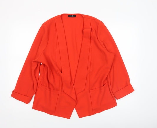Womens UK Size L Wallis Regular Red Blazer