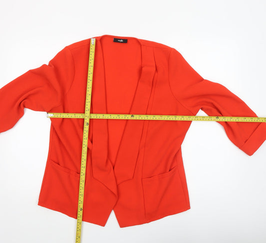 Womens UK Size L Wallis Regular Red Blazer