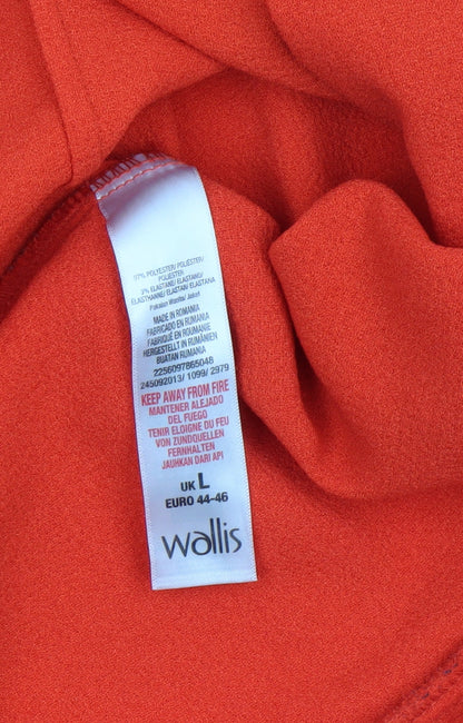 Womens UK Size L Wallis Regular Red Blazer