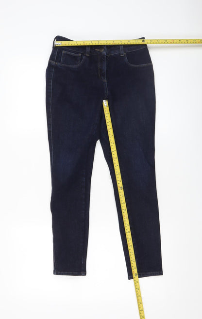 Womens UK Size 10 NEXT Slim Fit Skinny Blue Jeans