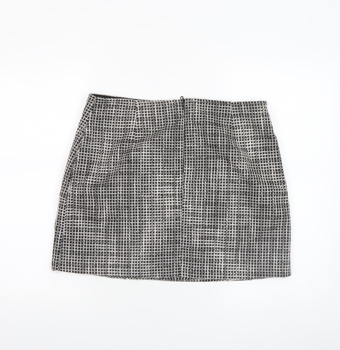 Womens UK Size 14 Papaya Straight & Pencil Tweed Skirt