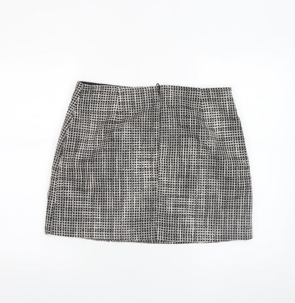Womens UK Size 14 Papaya Straight & Pencil Tweed Skirt