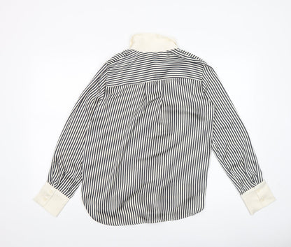 Womens UK Size XS H&M Multicoloured Classic Button-Up