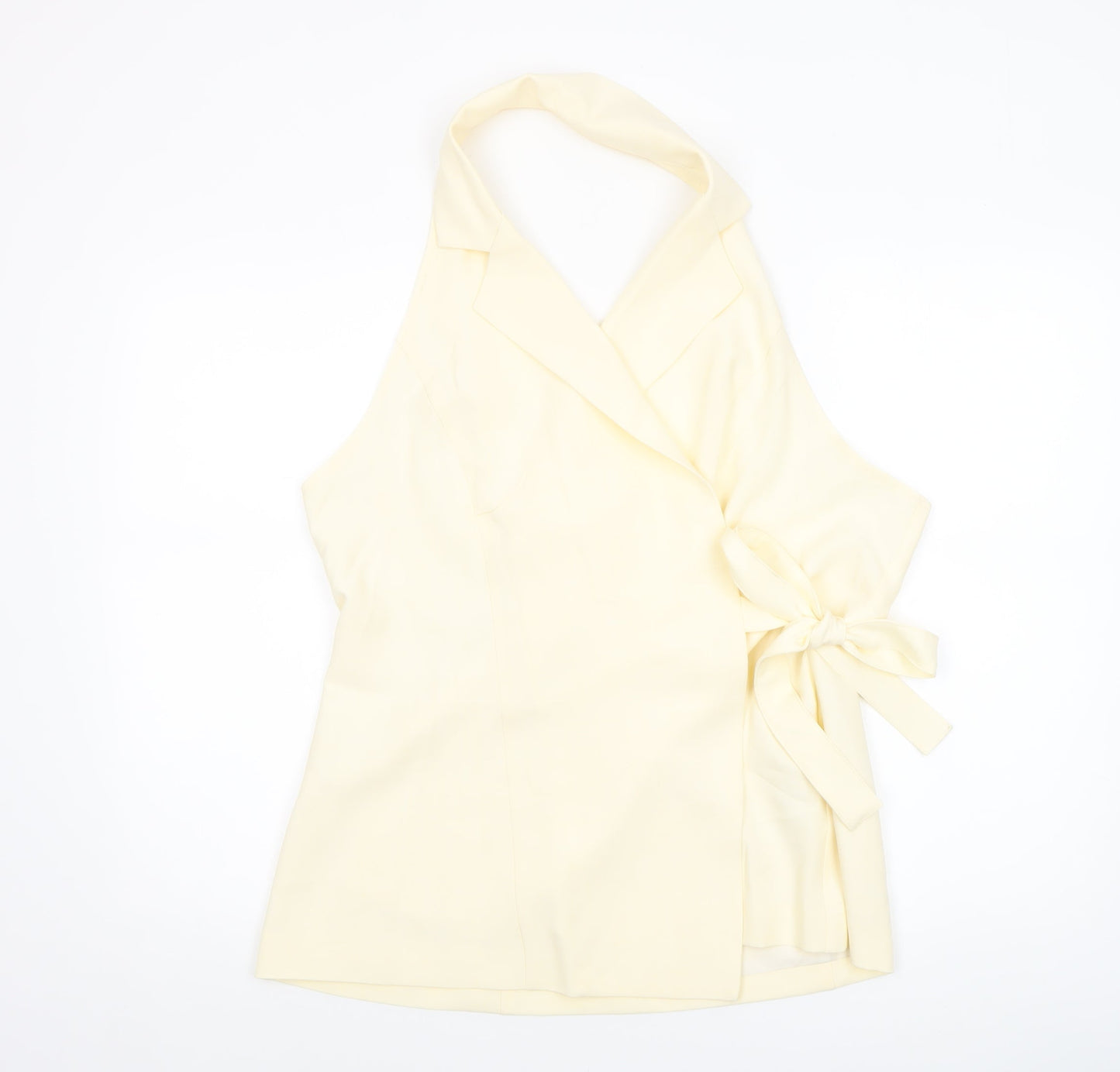Womens UK Size 2XL Musera Ivory Wrap Blouse