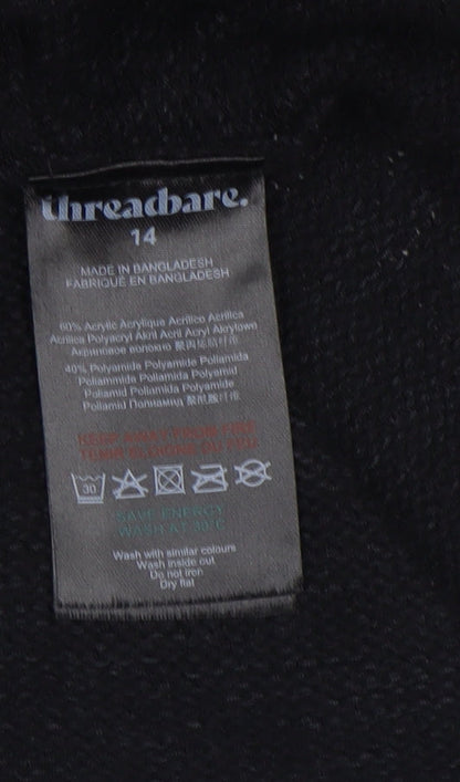Womens UK Size 14 Threadbare Bodycon Dress