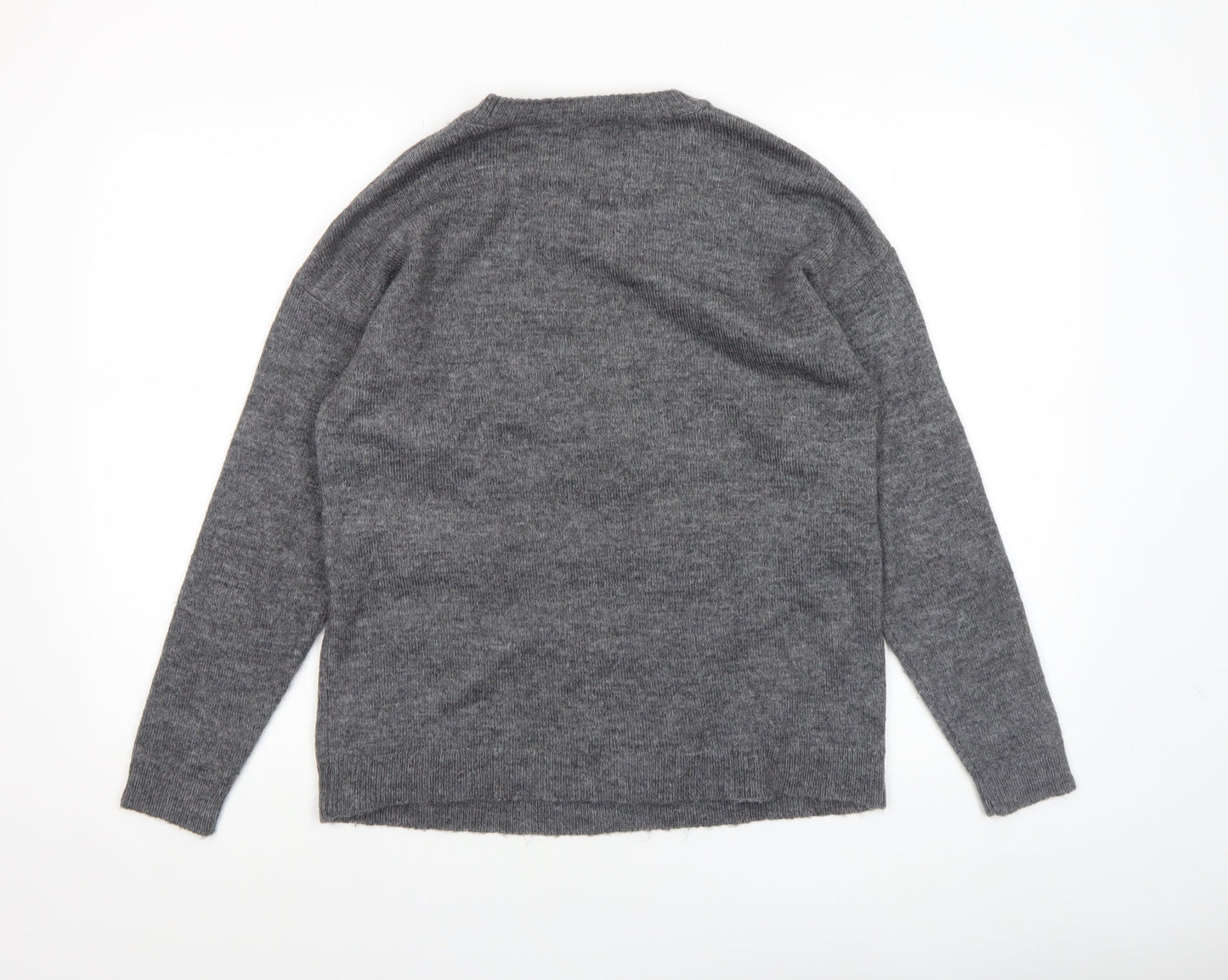 Womens UK Size S New Look Grey Pullover Jumper
