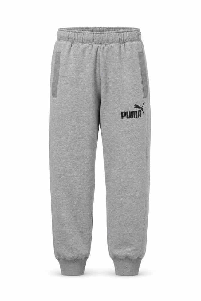 Mens UK Size S PUMA Regular Fit Jogger Grey Trousers