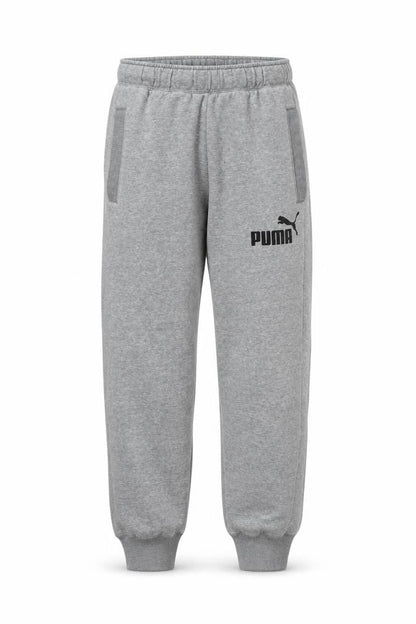 Mens UK Size S PUMA Regular Fit Jogger Grey Trousers