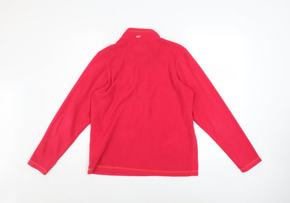 Regatta Girls Pink Fleece 1/4 Zip Pullover Sweatshirt Size 4XL