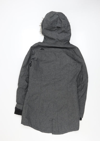 Mens UK Size XS Trespass Grey Parka Coat
