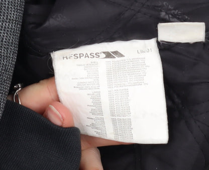 Mens UK Size XS Trespass Grey Parka Coat