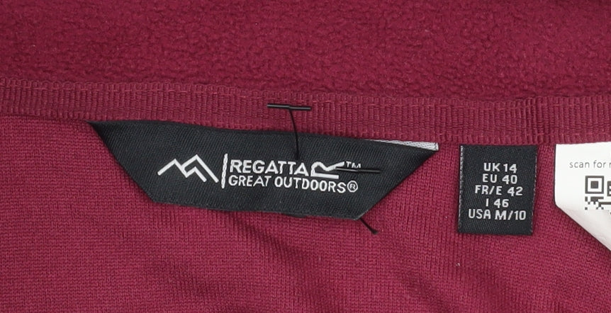 Womens UK Size 14 Regatta Red Pullover Sweatshirt