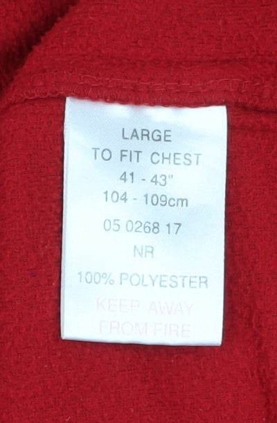 Mens UK Size L Peter Storm Red Pullover Sweatshirt