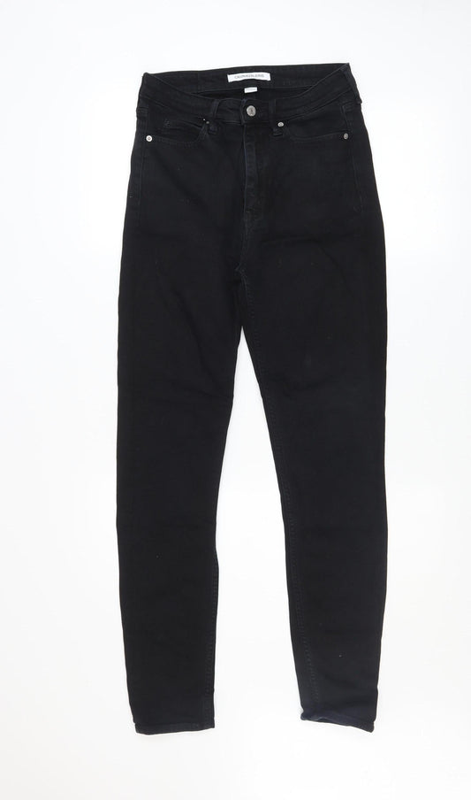 Mens UK Size M Calvin Klein Slim Fit Skinny Black Jeans