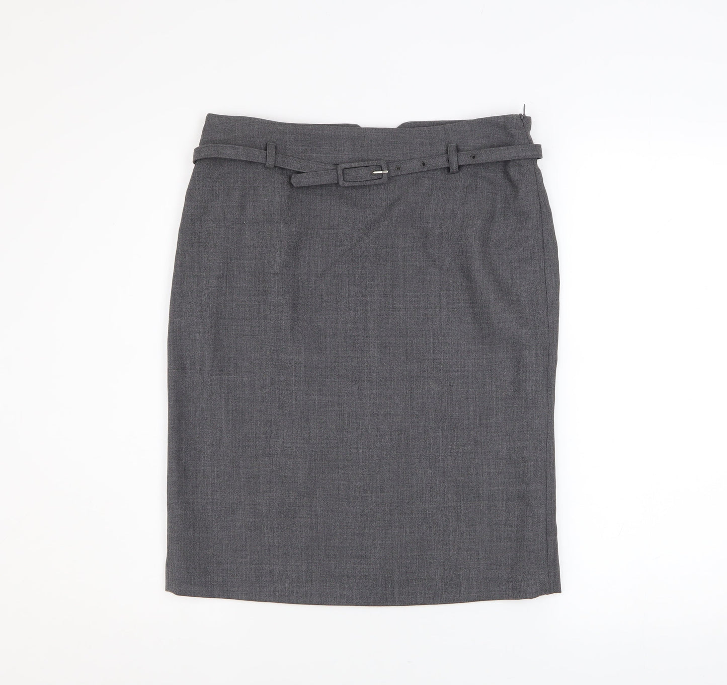 Womens UK Size 12 Sino Straight & Pencil Tweed Skirt
