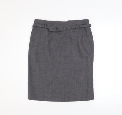 Womens UK Size 12 Sino Straight & Pencil Tweed Skirt