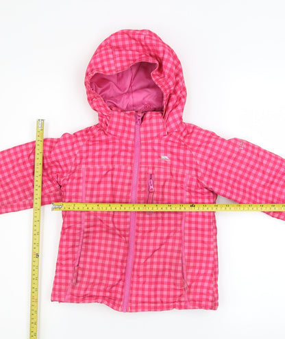 Girls UK Size 2-3 Years Trespass Pink Puffer Jacket