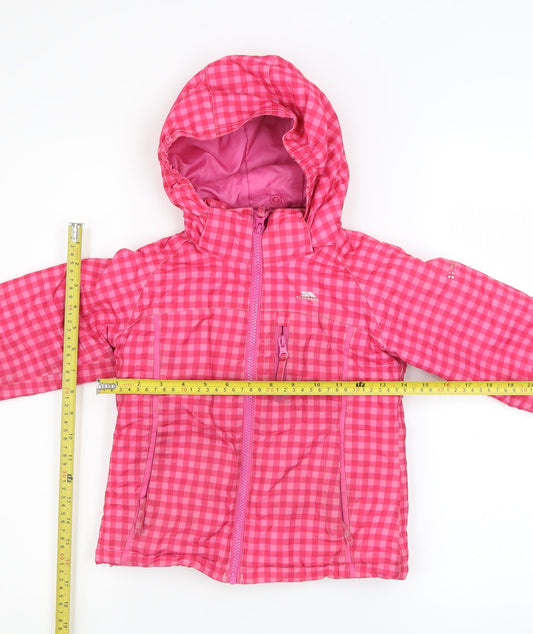 Girls UK Size 2-3 Years Trespass Pink Puffer Jacket
