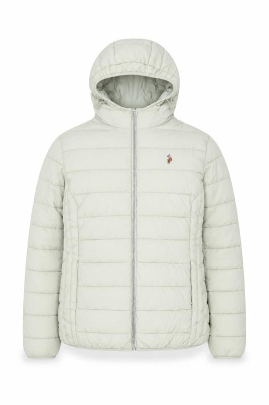Womens UK Size 14 U.S. Polo Assn. Green Puffer Jacket