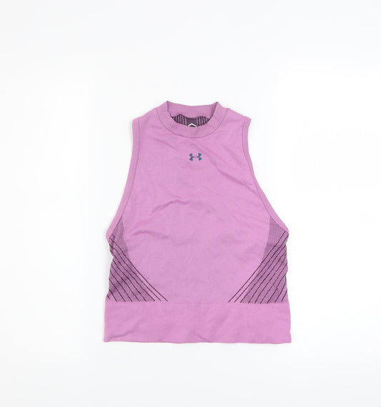 Womens UK Size S Under armour Purple Gym & Training Running & Jogging Yoga Tank