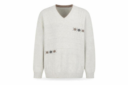 Mens UK Size S BHS Beige Pullover Jumper
