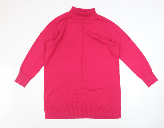 Womens UK Size M French Connection Pink Pullover Jumper