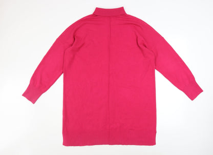 Womens UK Size M French Connection Pink Pullover Jumper