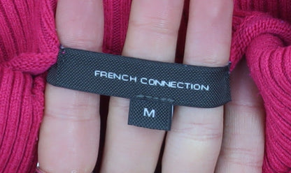 Womens UK Size M French Connection Pink Pullover Jumper