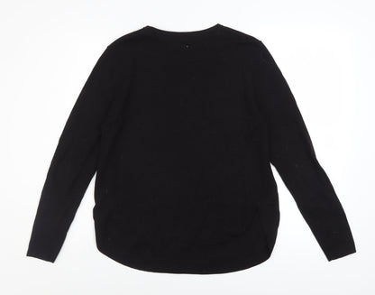 Womens UK Size 8 FatFace Black Pullover Jumper