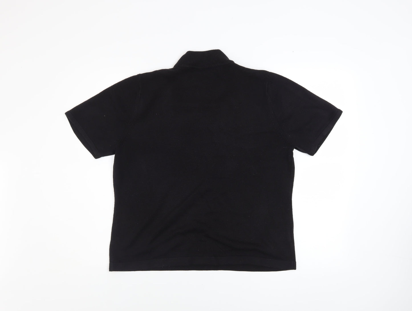 Womens UK Size 10 JDV Black Basic T-Shirt