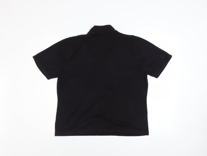 Womens UK Size 10 JDV Black Basic T-Shirt