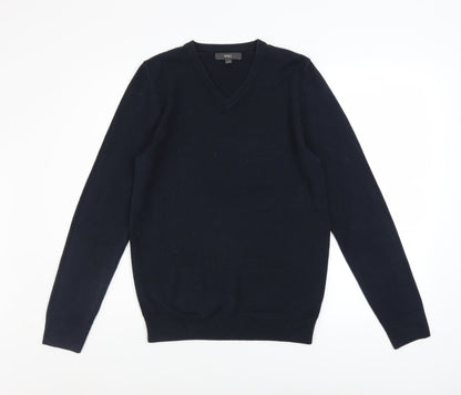 Mens UK Size S Marks and Spencer Blue Pullover Jumper