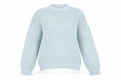 Womens UK Size M Boohoo Blue Pullover Jumper