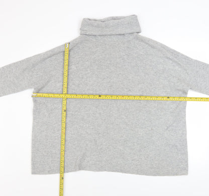 Womens UK Size 10 Warehouse Grey Pullover Jumper