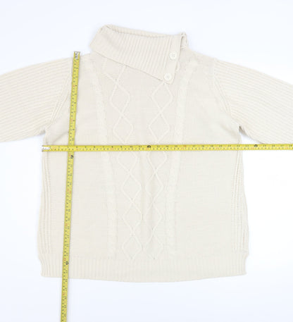Womens UK Size 12-14 atlas for women Beige Pullover Jumper