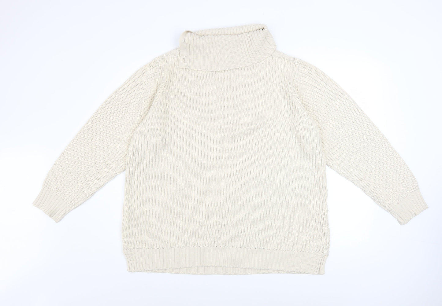 Womens UK Size 12-14 atlas for women Beige Pullover Jumper