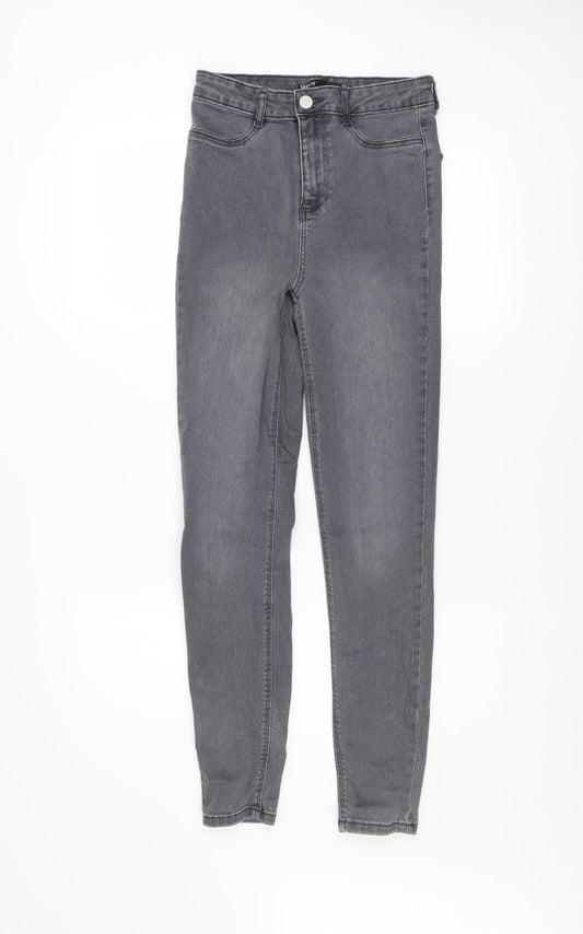 Womens UK Size 10 Dunnes Stores Slim Fit Skinny Grey Jeans