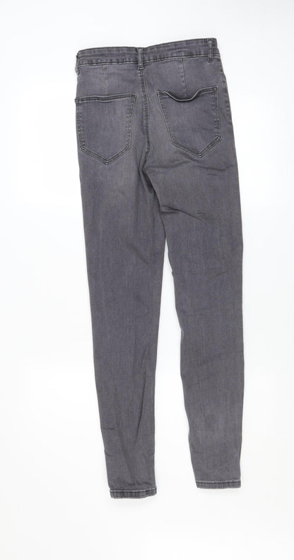 Womens UK Size 10 Dunnes Stores Slim Fit Skinny Grey Jeans