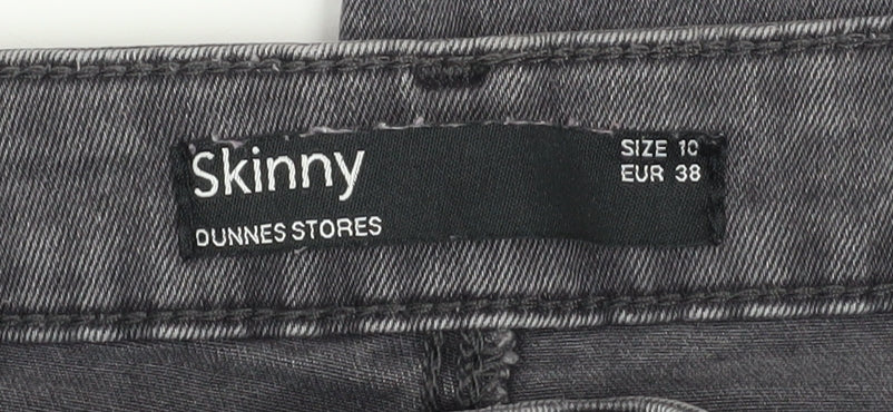 Womens UK Size 10 Dunnes Stores Slim Fit Skinny Grey Jeans