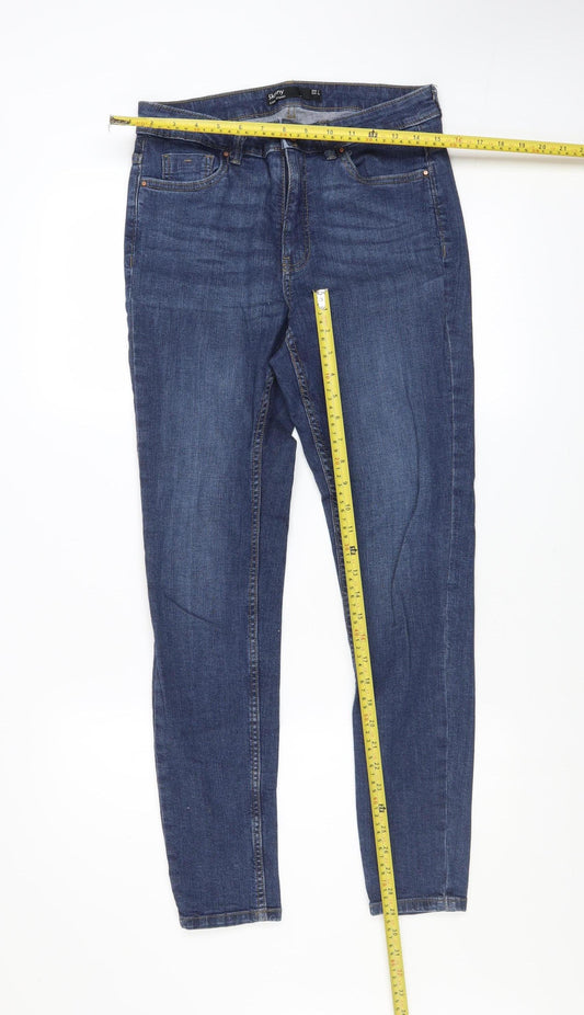 Womens UK Size 10 Dunnes Stores Slim Fit Skinny Blue Jeans