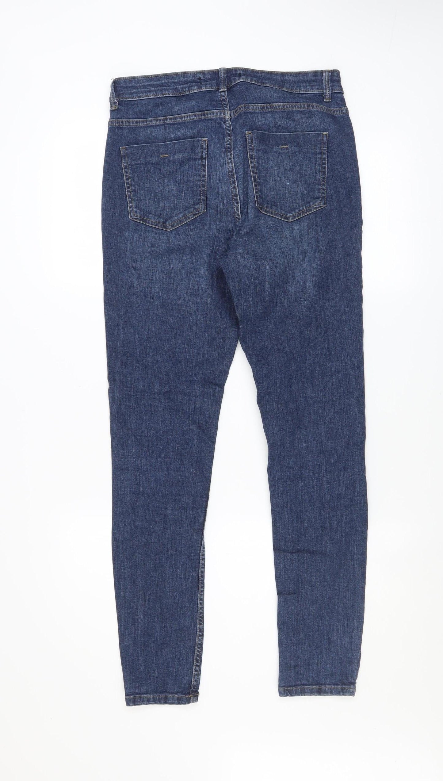 Womens UK Size 10 Dunnes Stores Slim Fit Skinny Blue Jeans