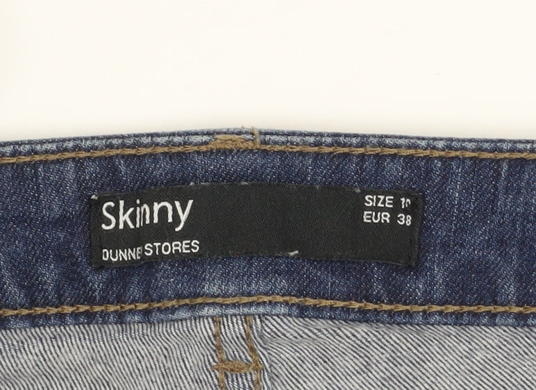 Womens UK Size 10 Dunnes Stores Slim Fit Skinny Blue Jeans